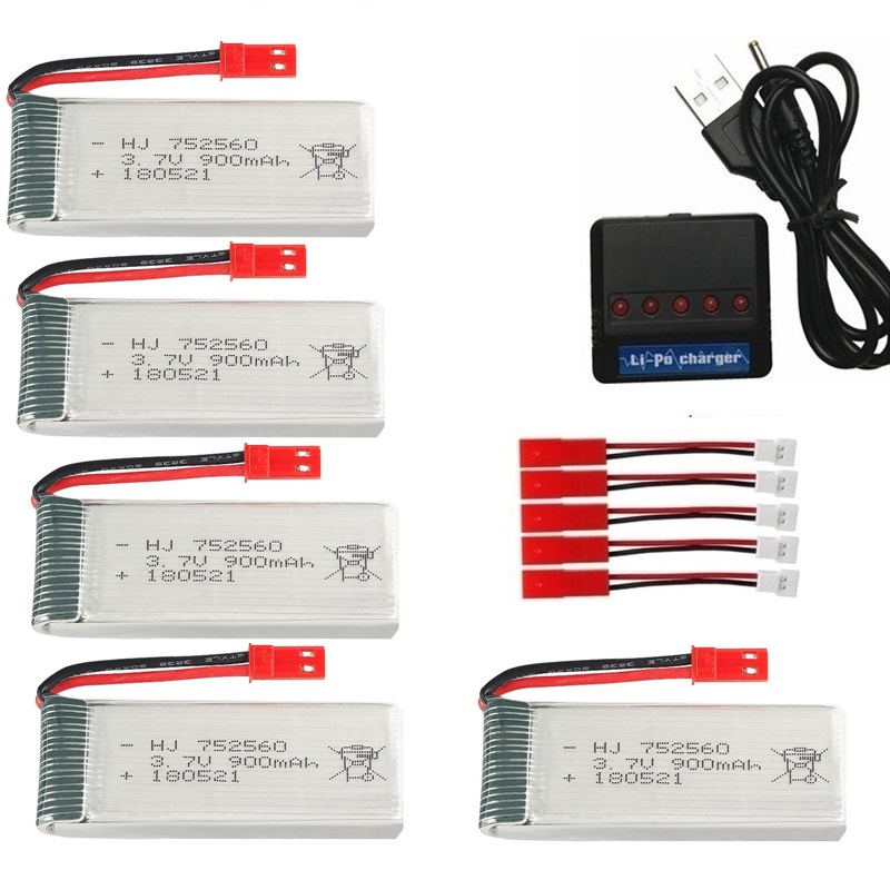 Eachine Drone E58 - Baterai Isi Ulang JST 3.7V 900mah