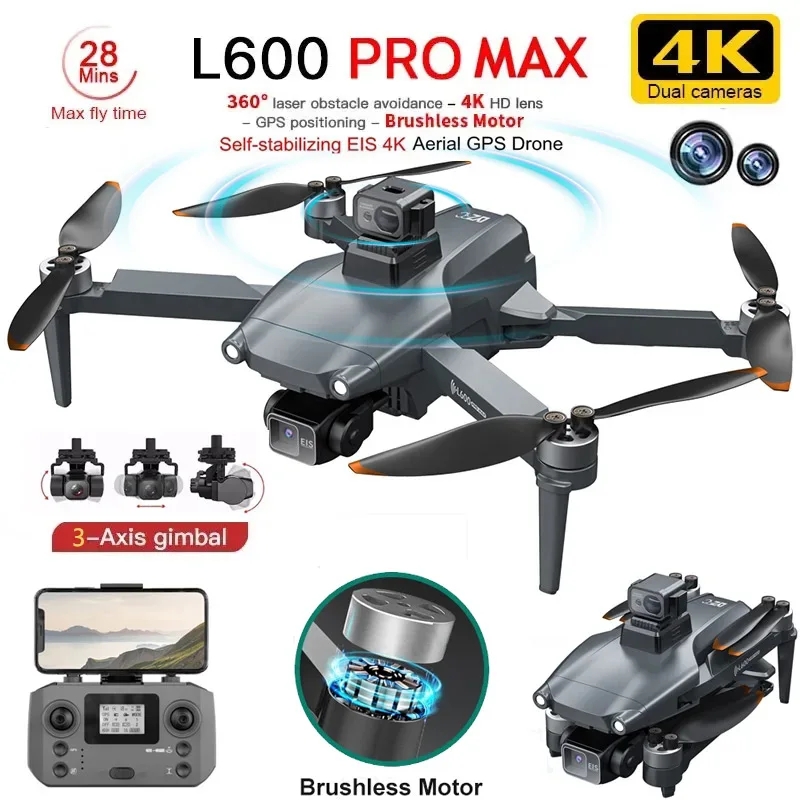 Drone Camera Lens - L600 PRO MAX Drone GPS profesional,