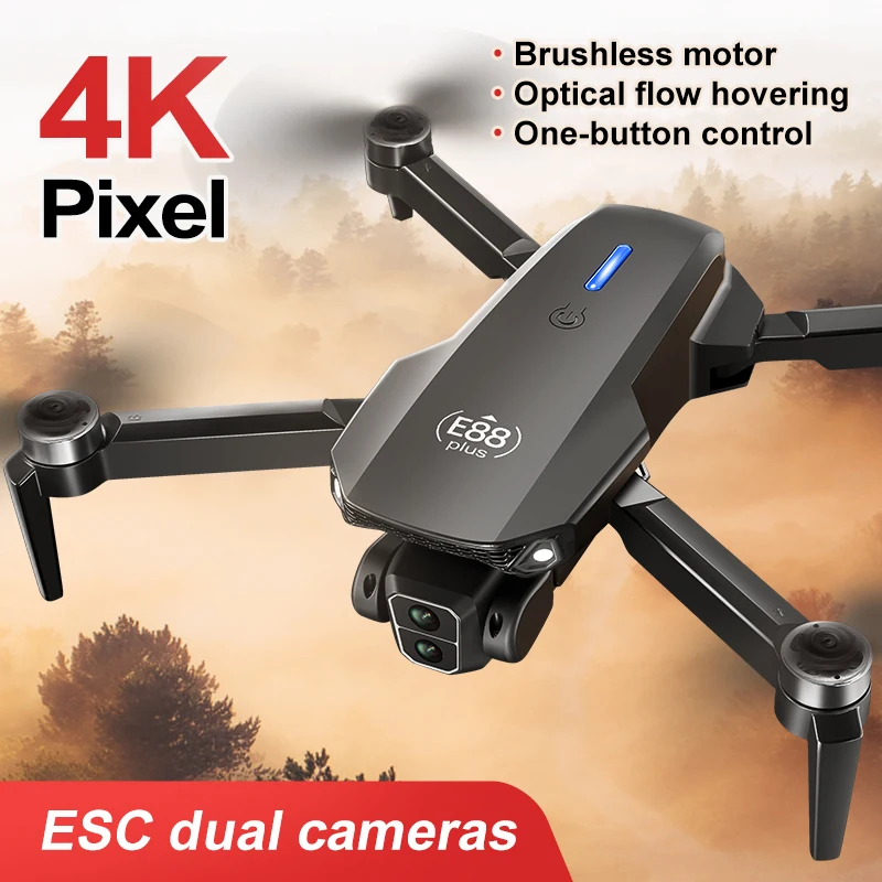 Drone Quadcopter E88 Plus baru - Drone Camera Night Vision ulasan dan harga