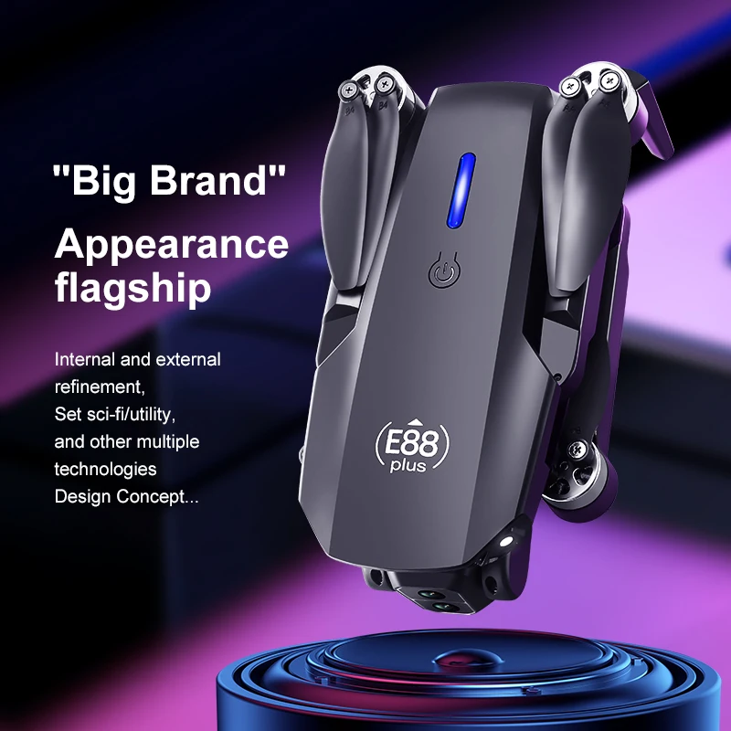 Drone Quadcopter E88 Plus baru - Drone Camera Night Vision ulasan dan harga