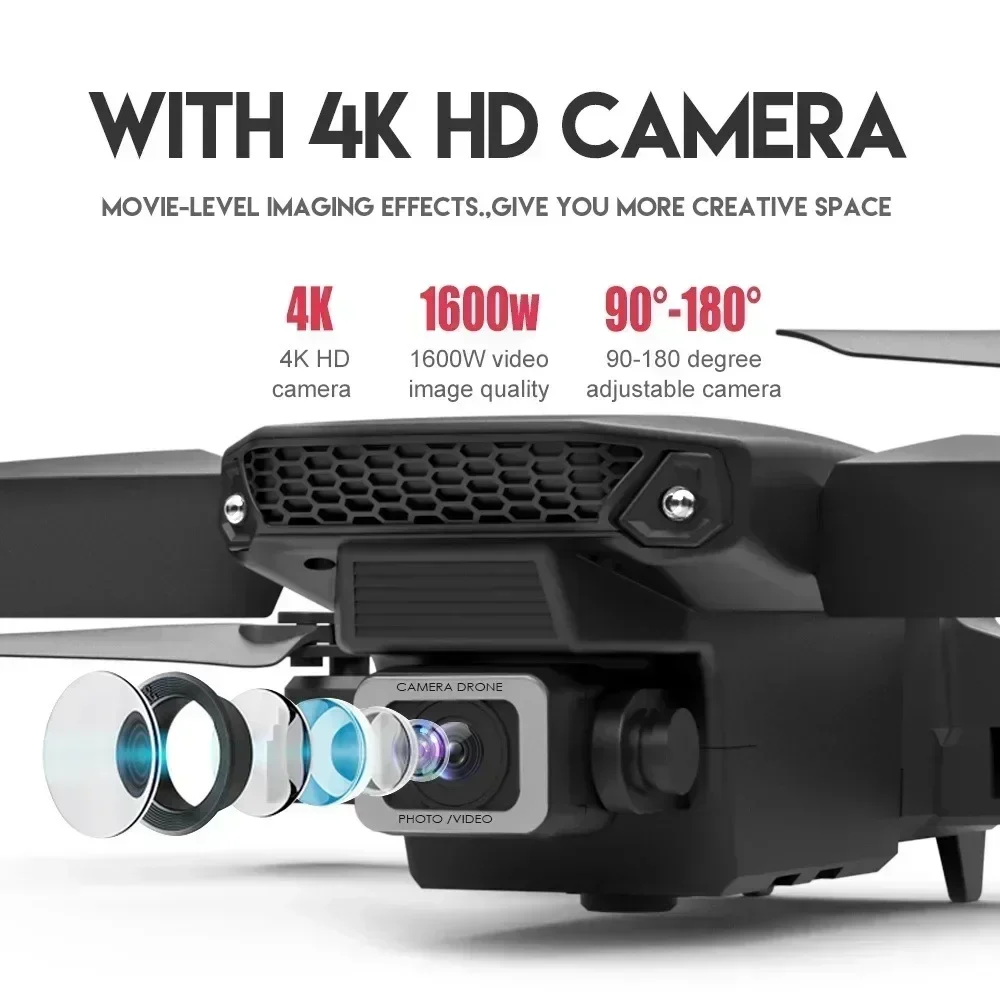 E88 Pro Drone FPV kamera sudut - Drone Camera Lens ulasan dan harga