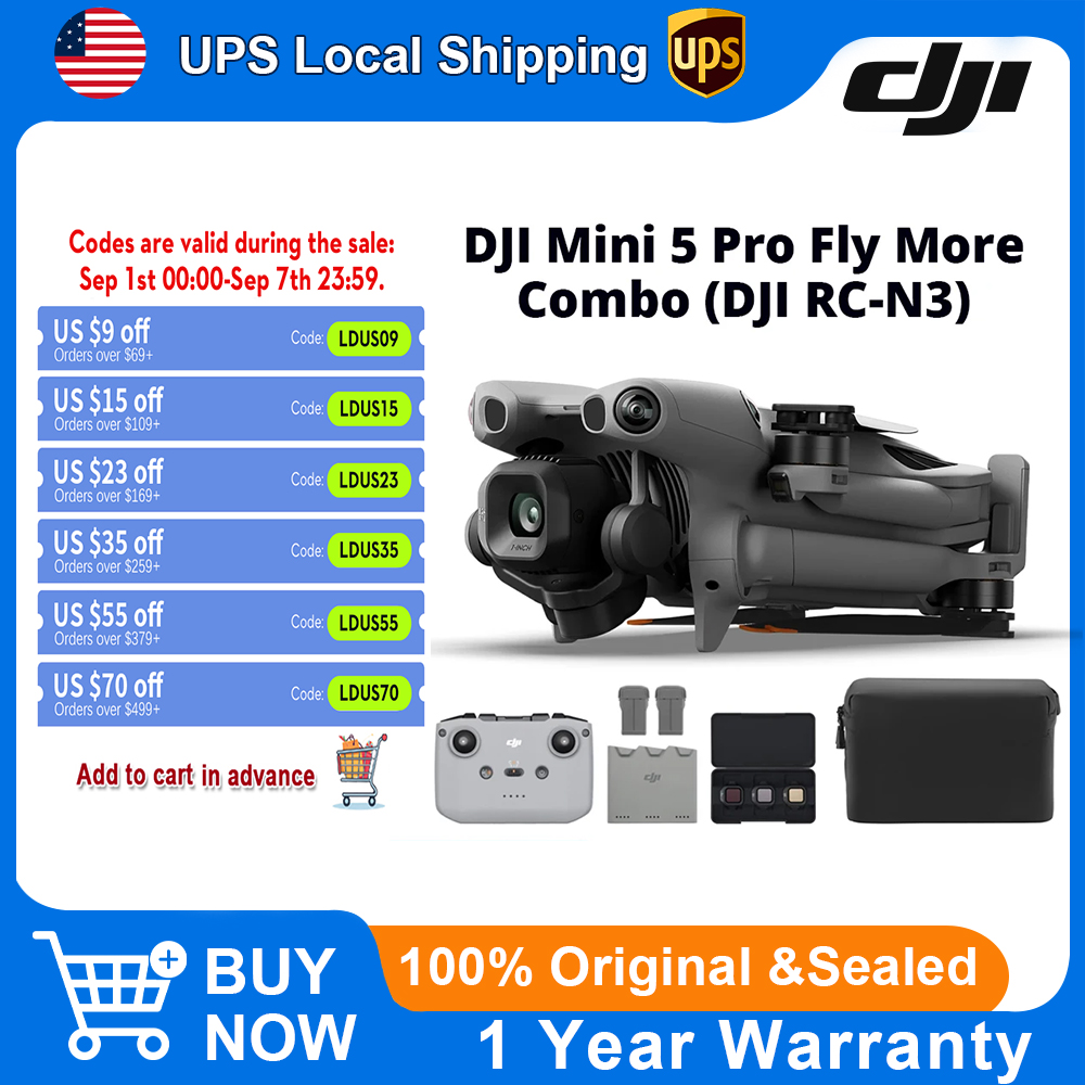 DJI Mini 5 Pro Fly More Combo  - Drone Camera Vlog ulasan dan harga