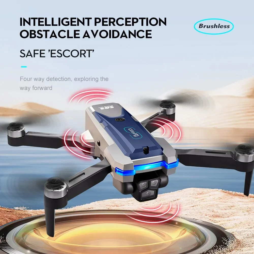 S8S Drone lipat 5G Wifi 8K HD, - Drone Camera Wide Angle ulasan dan harga
